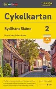 carte vélo Suède 2 - Skane sud-est
