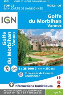 carte IGN Golfe du Morbihan