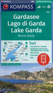 Lake Garda map Kompass
