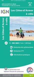 Côtes-d'Armor à vélo - carte IGN