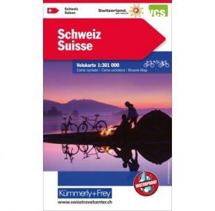 Suisse carte vélo