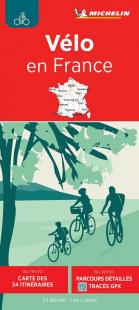 Vélo en France - carte Michelin