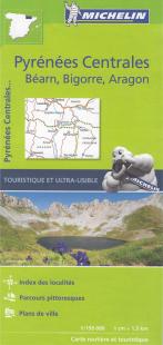 Central Pyrénées - Michelin map