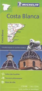 Costa Blanca - Michelin map