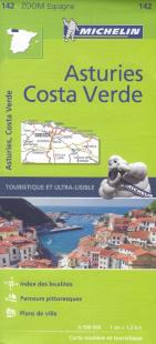Asturies Costa Verde - Michelin map