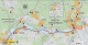 Map of the bike trip between Moret, Nemrous and Château-Landon