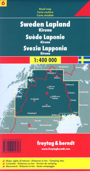 Sweden Lapland map #6