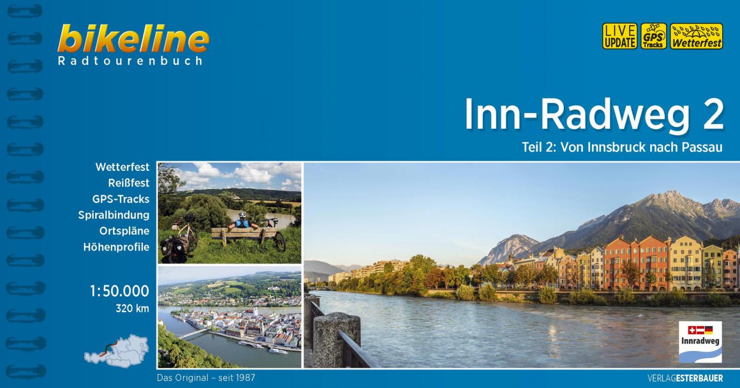 Inn-Radweg 2 - Piste cyclable de l'Inn de l'Inn d'Innsbruck à Passau