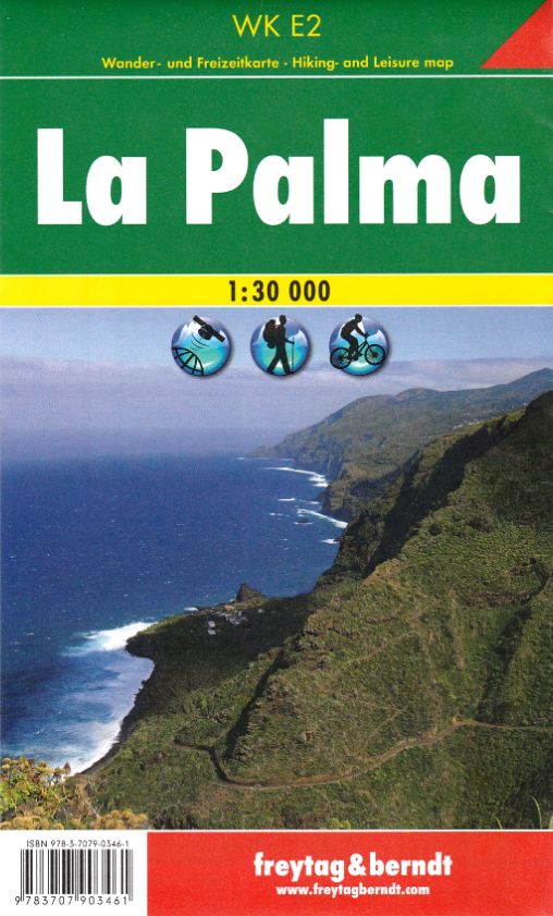 La Palma, carte touristique