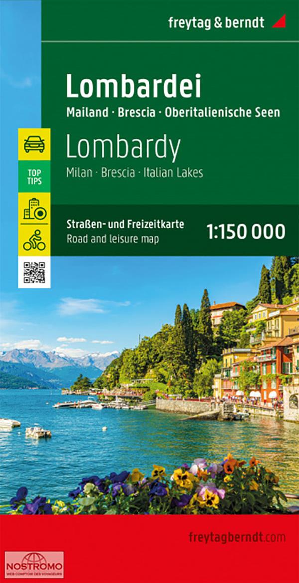 Lombarde - Milan - Lacs de Haute Italie - Carte Freytag