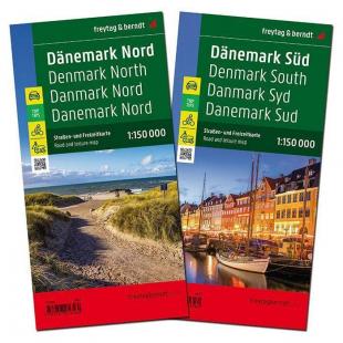 cartes Danemark Nord et Sud