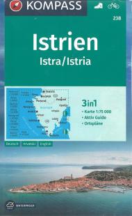 Istrie - carte randonnée Kompass
