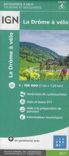 Carte IGN La Drôme à vélo