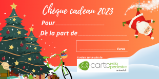 E-Carte Cadeau de Noël Cartovelo