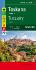 Road and leisure map Tuscany